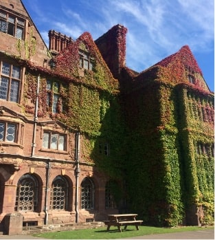 Condover Hall in Shropshire, UK