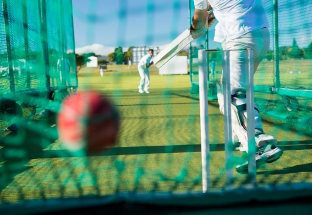 A cricket game