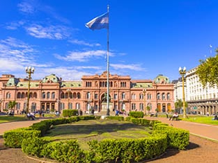 Casa Rosada pink palace in Buenos Aires