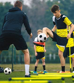 Train with professionals