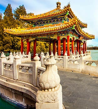 Pagoda in the Beihai Park, Beijing