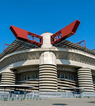 San Siro stadium in Milan, Italy