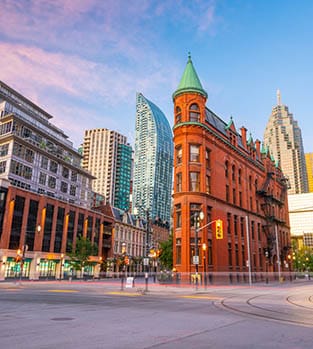 Downtown Toronto city skyline