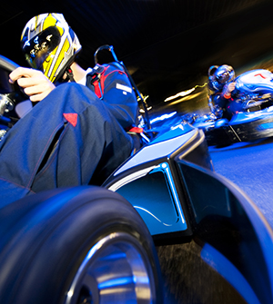 Team goes go karting