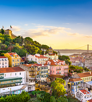 View across Lisbon