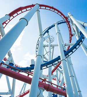 Universal Studios rollercoaster