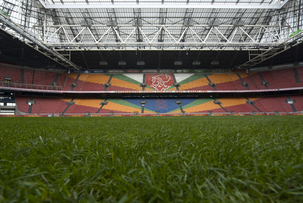 The Johan Cruyff Arena Stadium, home pf Ajax FC in Amsterdam, Netherlands