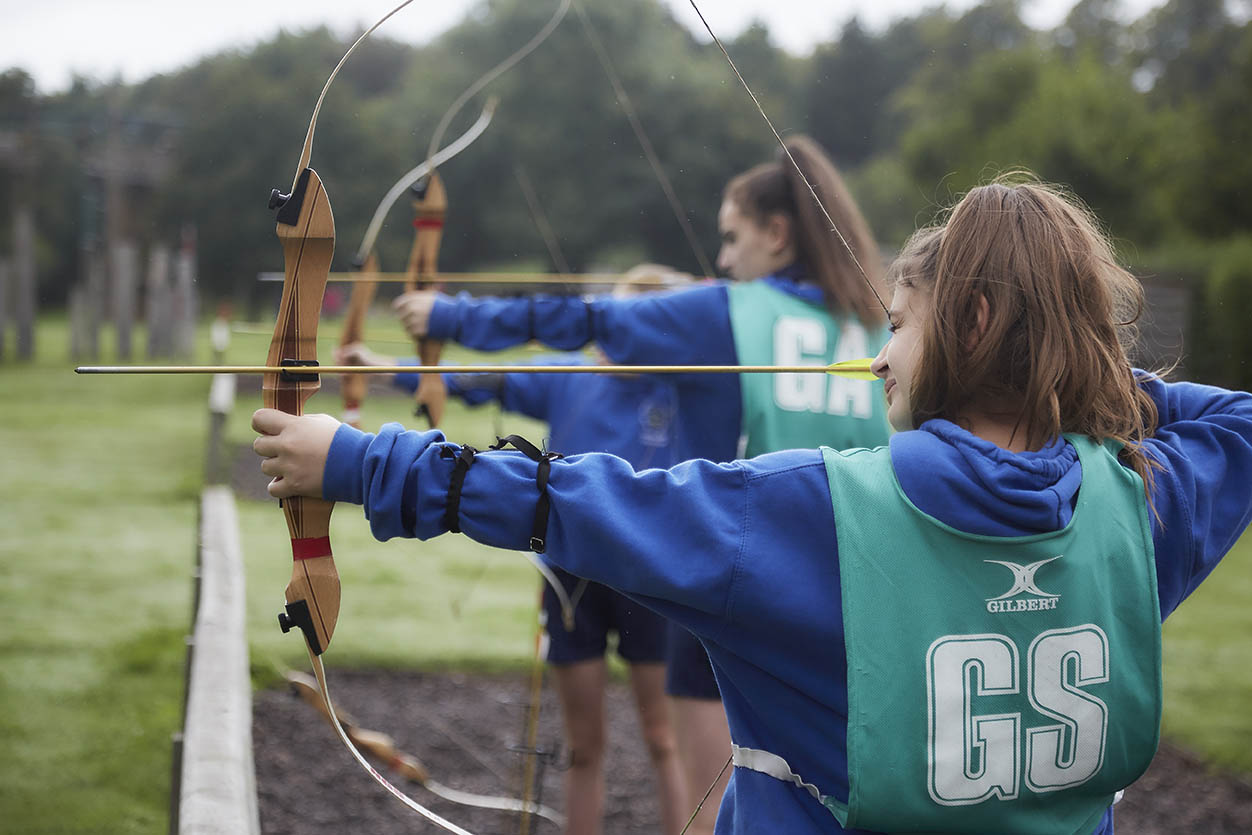 Archery activity at Condover Hall