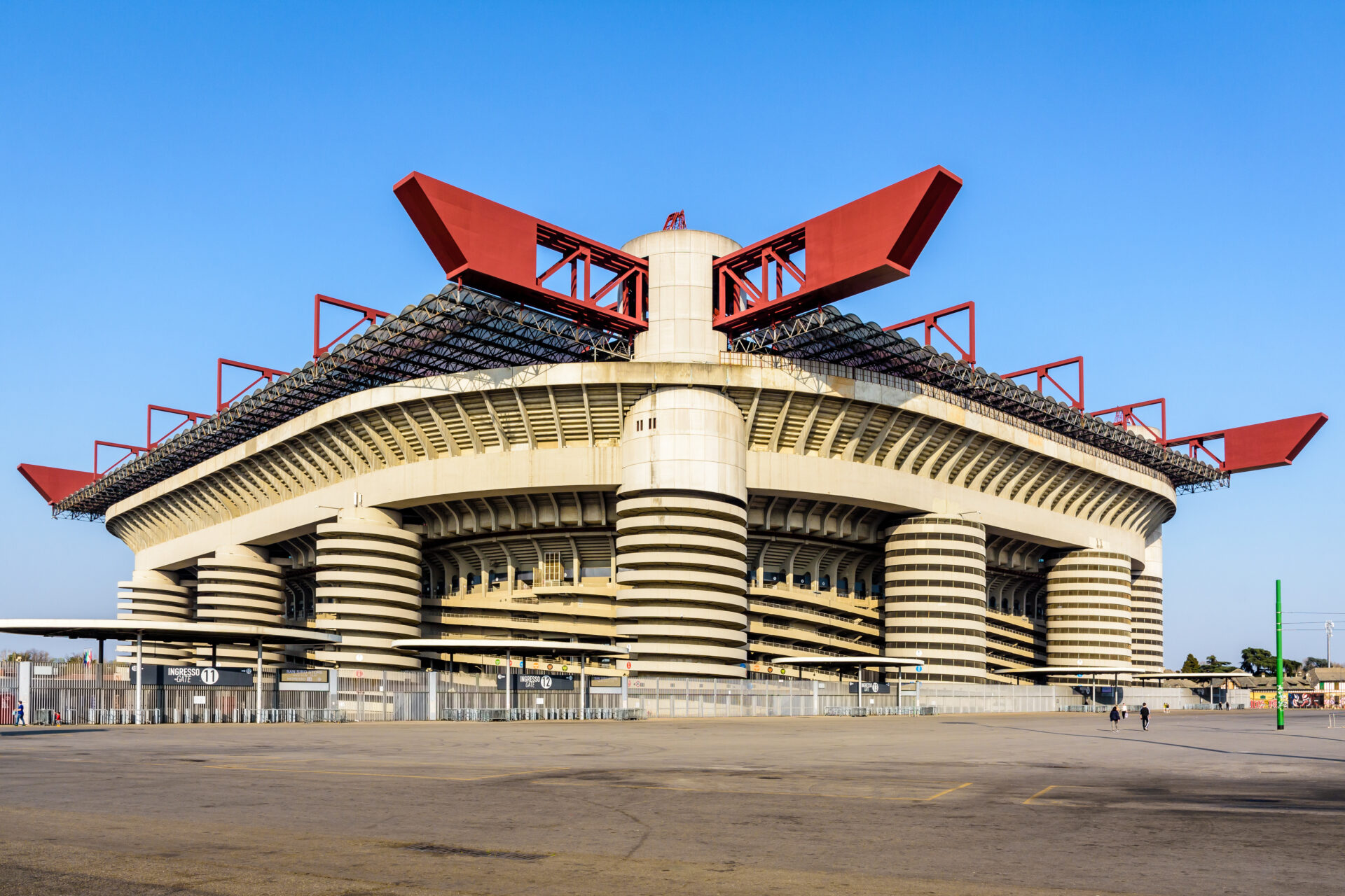 San Siro Stadium in Milan, Italy