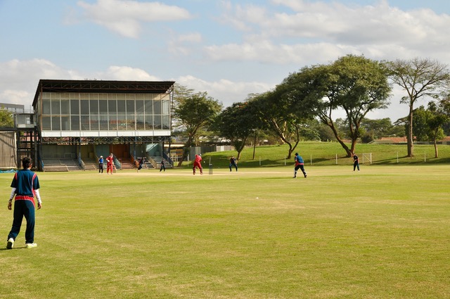 Cricket match in Kenya