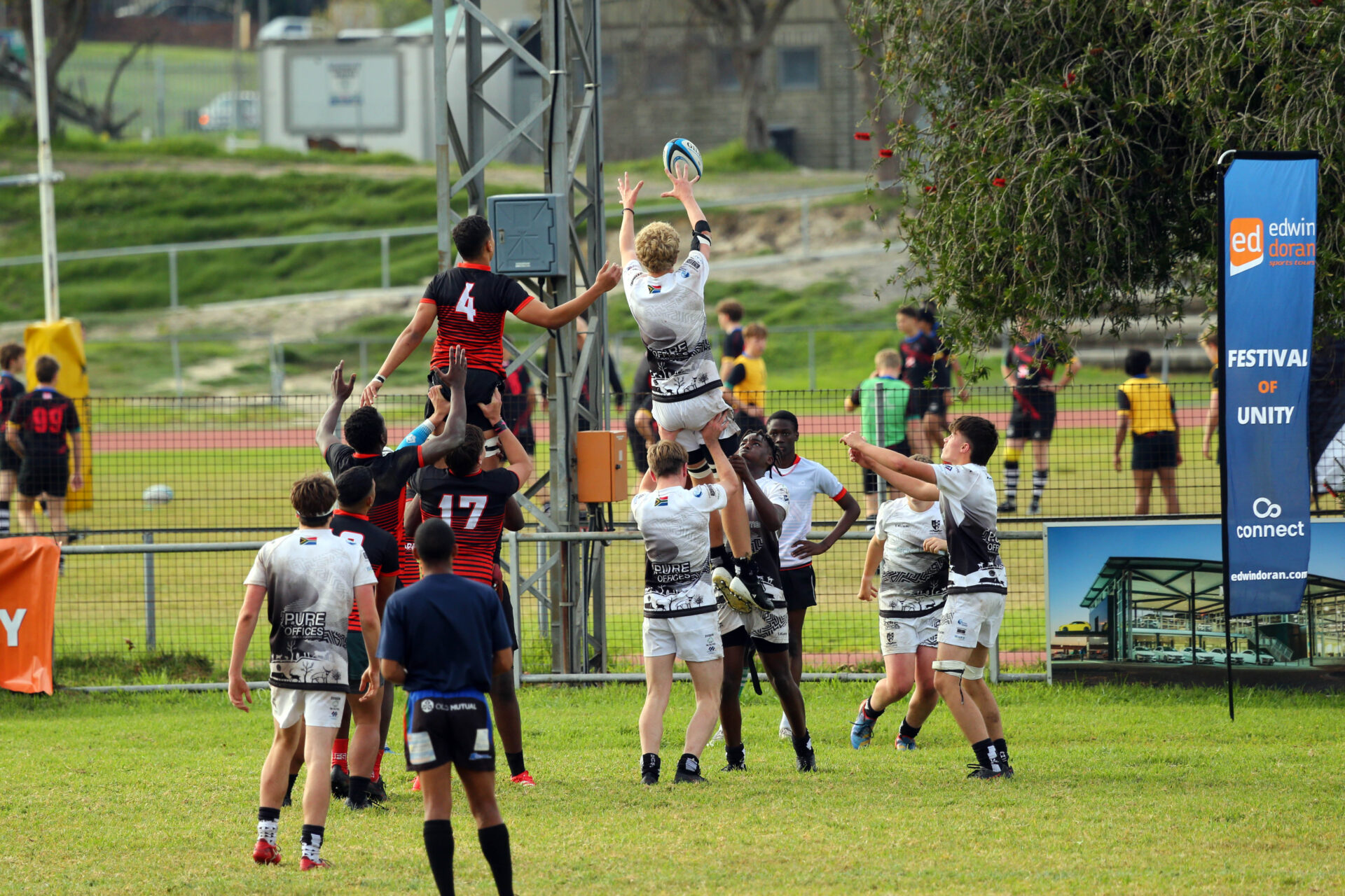 Rugby game at the Festival of Unity in South Africa
