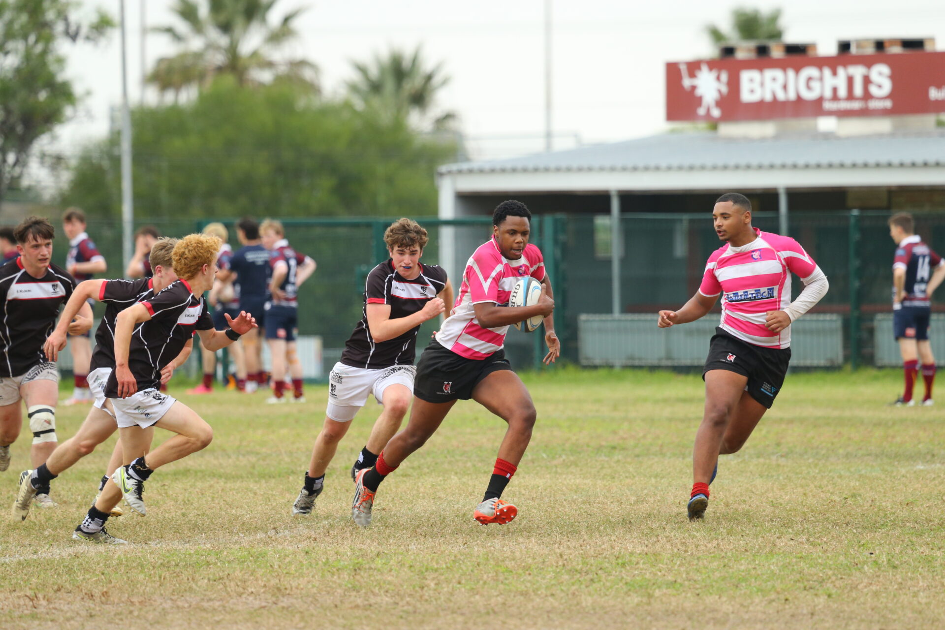 Rugby game at the Festival of Unity in South Africa